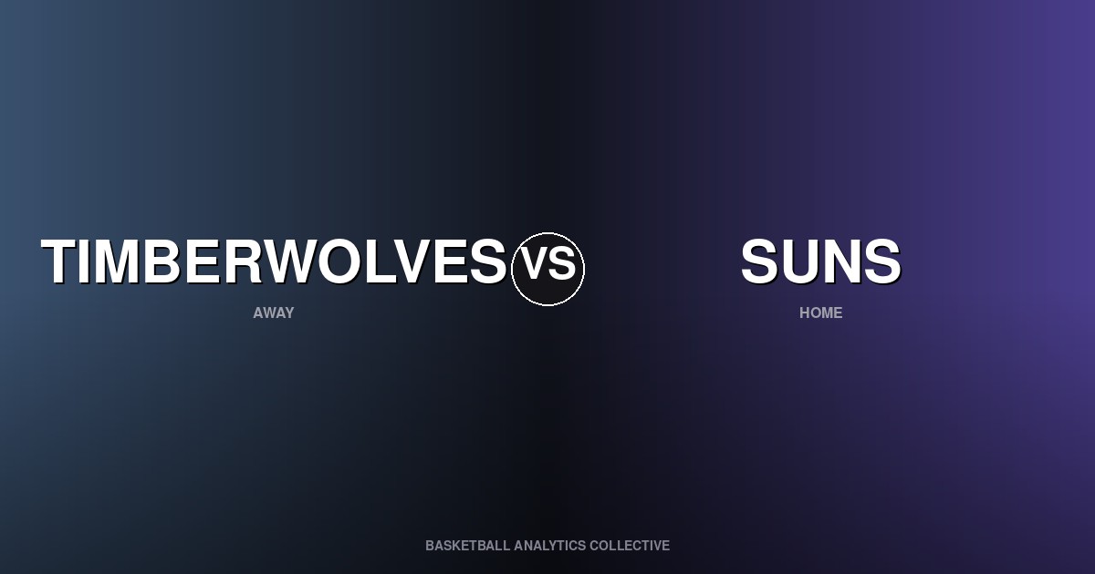 Minnesota Timberwolves vs Phoenix Suns - Timberwolves vs Suns Preview