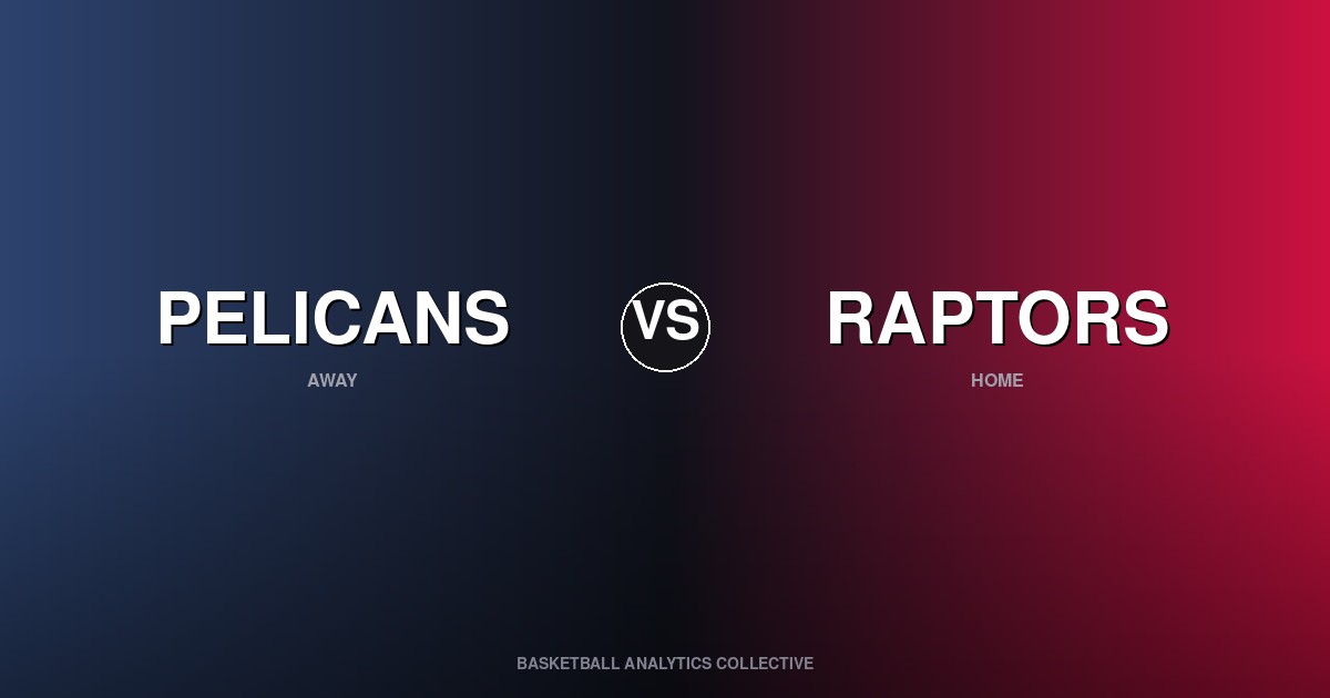 New Orleans Pelicans vs Toronto Raptors - Pelicans vs Raptors Preview