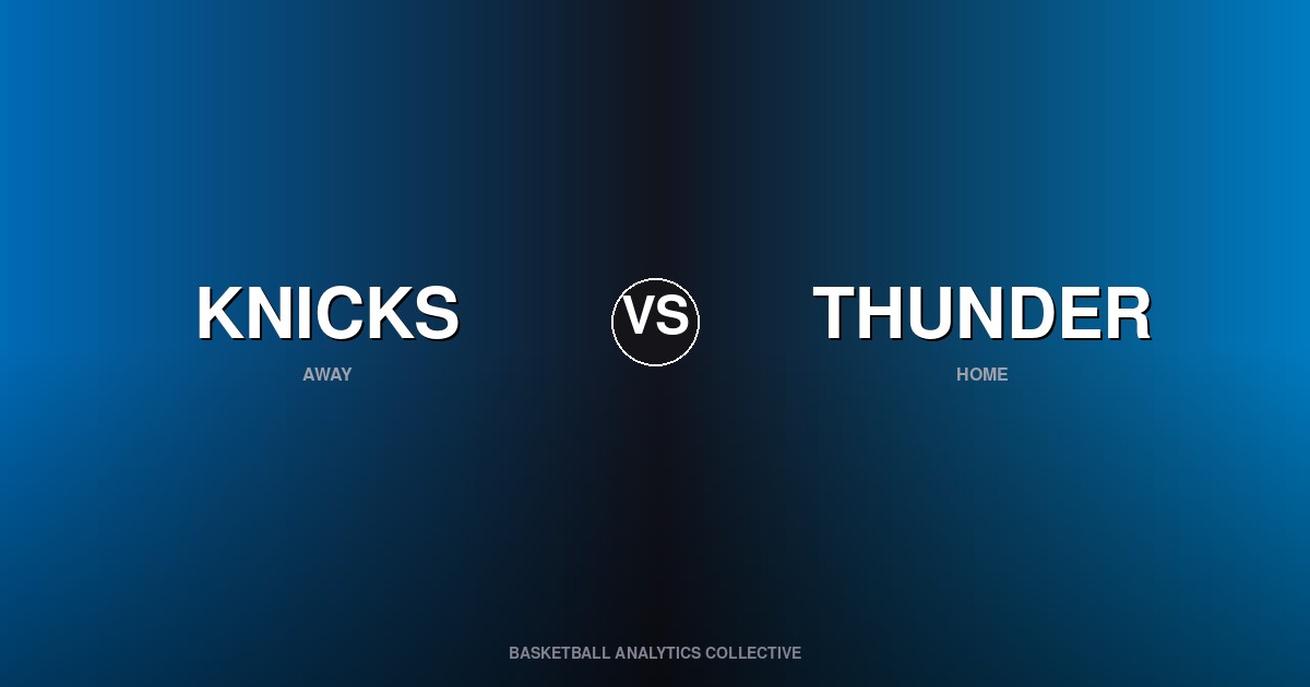 New York Knicks vs Oklahoma City Thunder - Knicks vs Thunder Preview