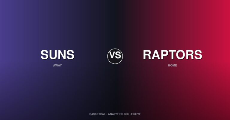 Phoenix Suns vs Toronto Raptors - Suns vs Raptors Preview