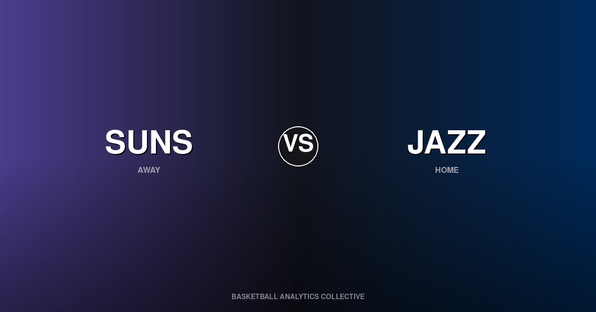 Phoenix Suns vs Utah Jazz - Suns vs Jazz Preview