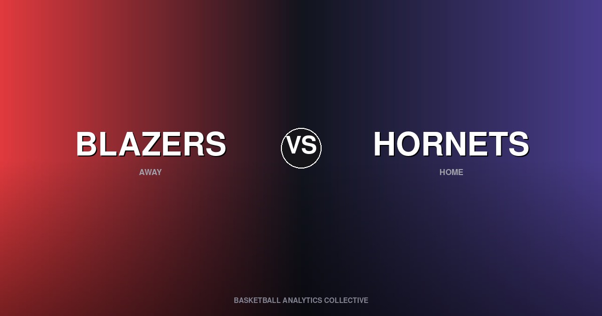 Portland Trail Blazers vs Charlotte Hornets - Blazers vs Hornets Preview
