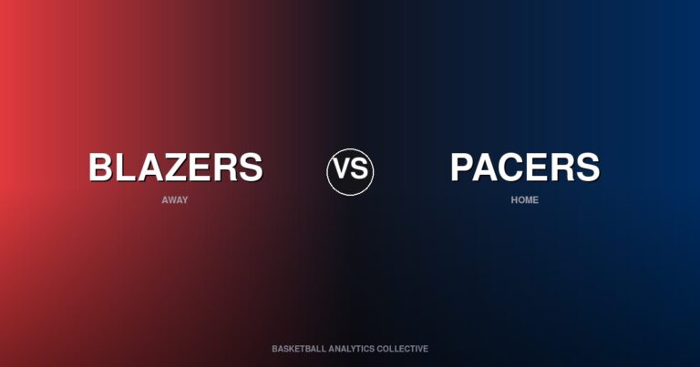 Portland Trail Blazers vs Indiana Pacers - Blazers vs Pacers Preview