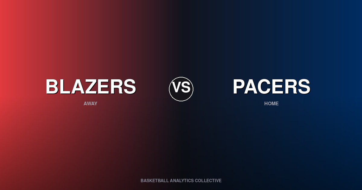 Portland Trail Blazers vs Indiana Pacers - Blazers vs Pacers Preview