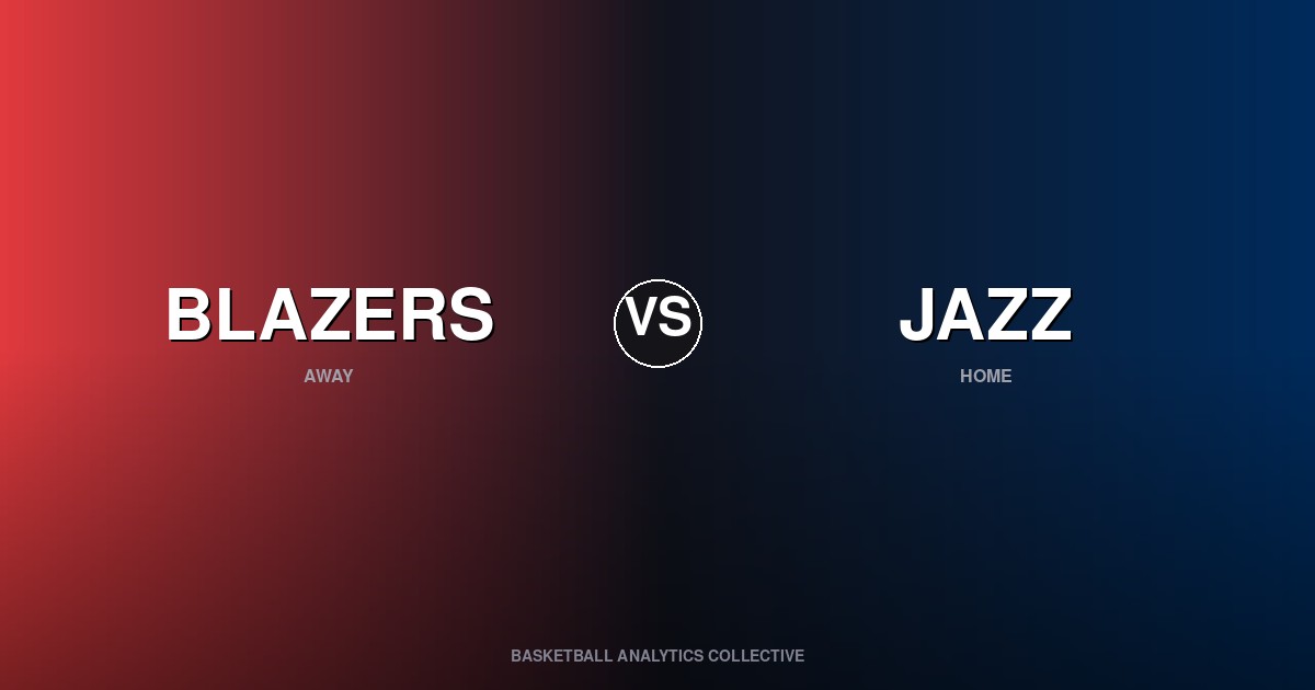 Portland Trail Blazers vs Utah Jazz - Blazers vs Jazz Preview