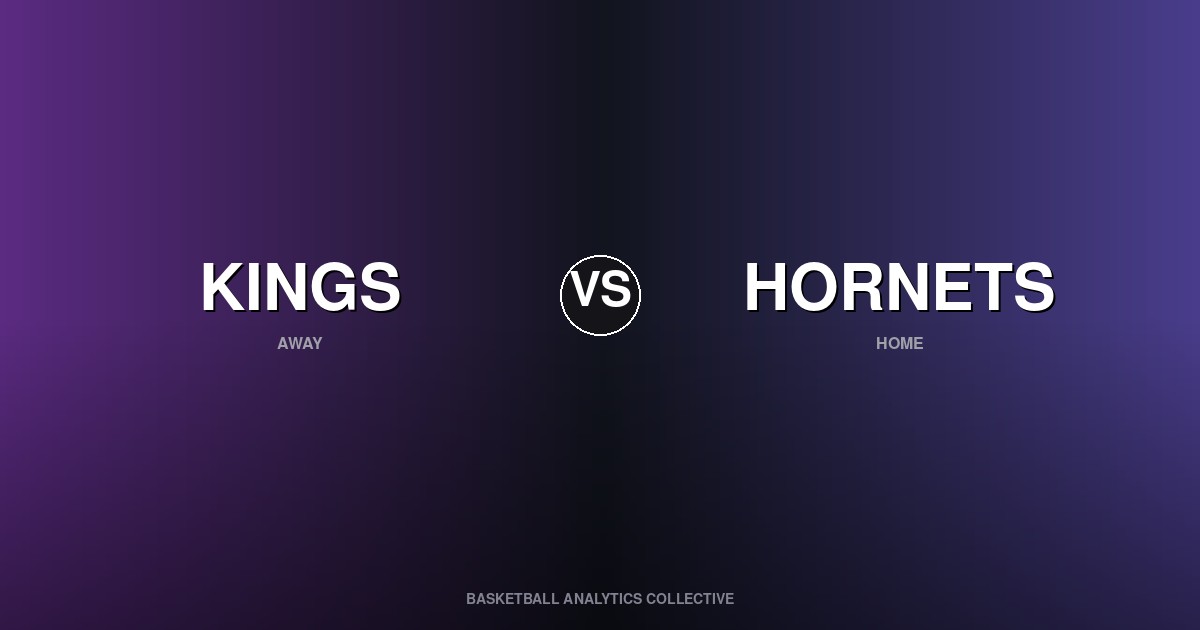Sacramento Kings vs Charlotte Hornets - Kings vs Hornets Preview