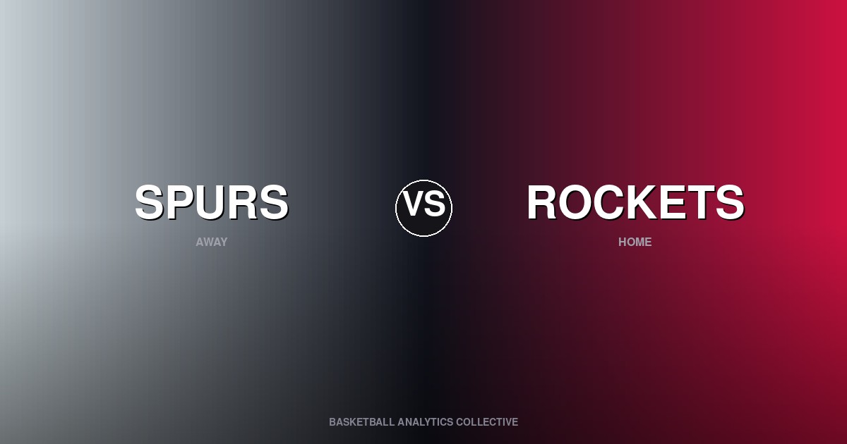 San Antonio Spurs vs Houston Rockets - Spurs vs Rockets Preview