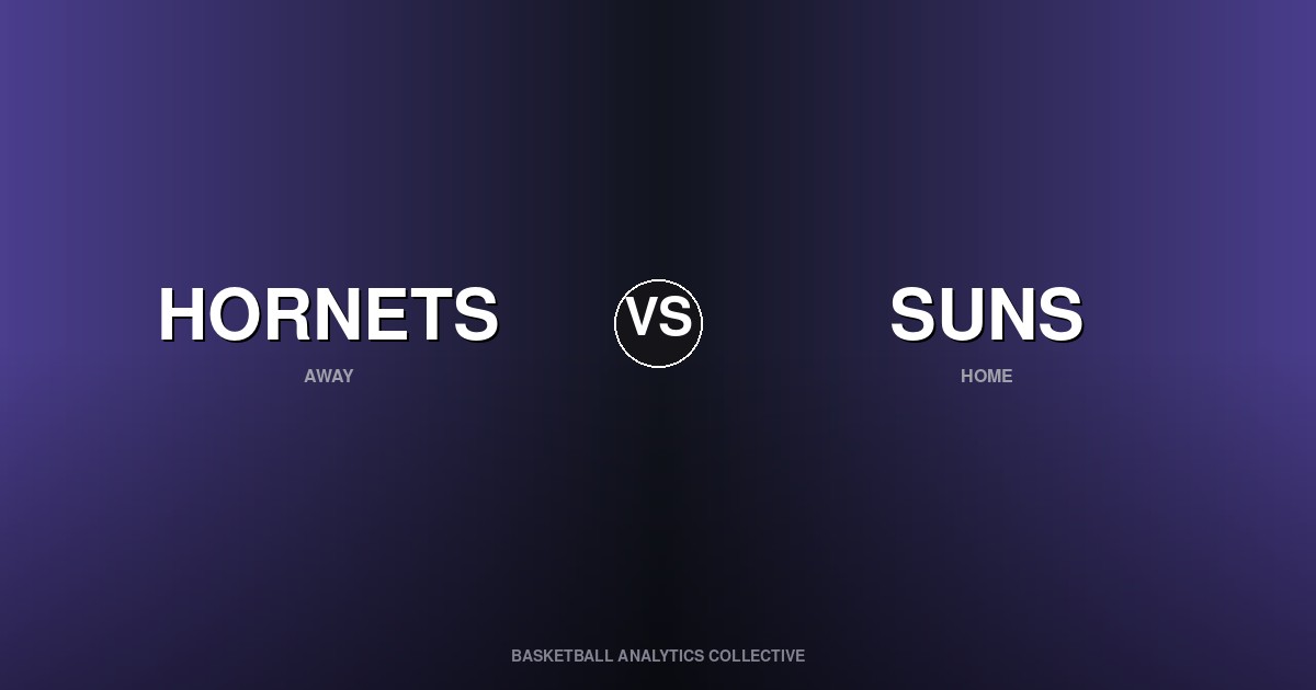 Charlotte Hornets vs Phoenix Suns - Hornets vs Suns Preview