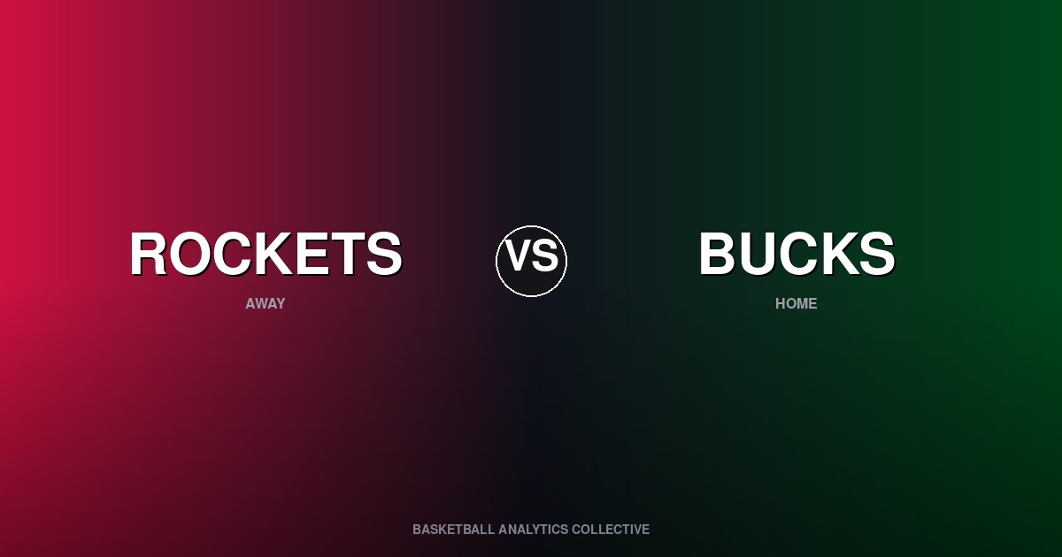 Houston Rockets vs Milwaukee Bucks - Rockets vs Bucks Preview