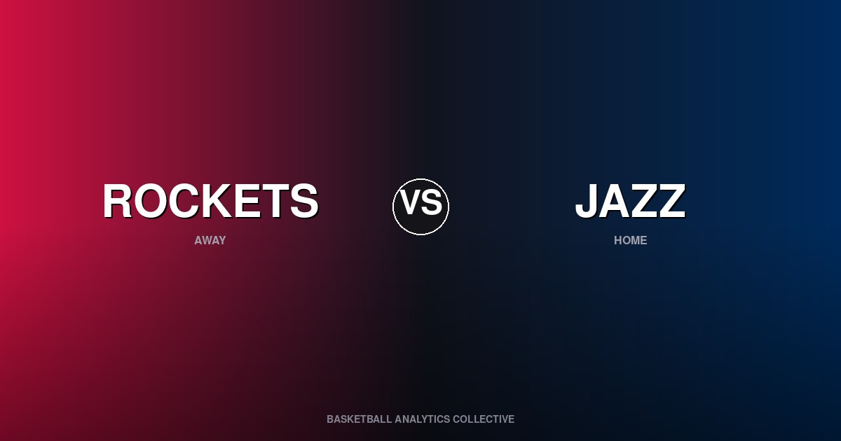 Houston Rockets vs Utah Jazz - Rockets vs Jazz Preview