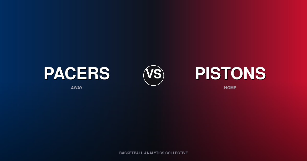 Indiana Pacers vs Detroit Pistons - Pacers vs Pistons Preview