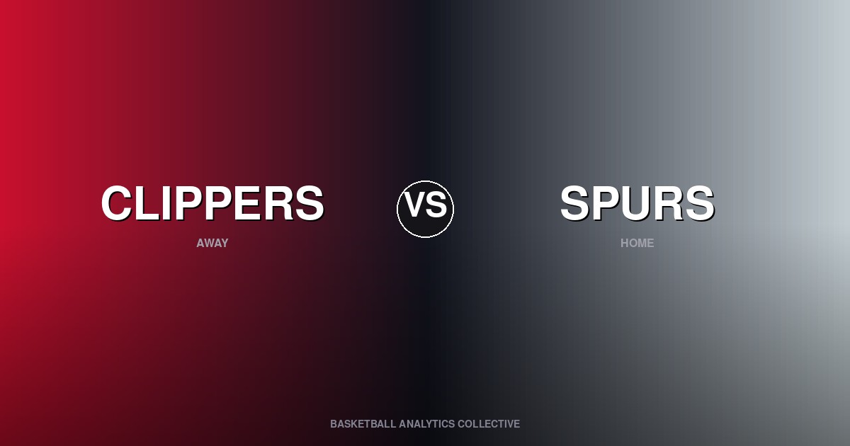 Los Angeles Clippers vs San Antonio Spurs - Clippers vs Spurs Preview