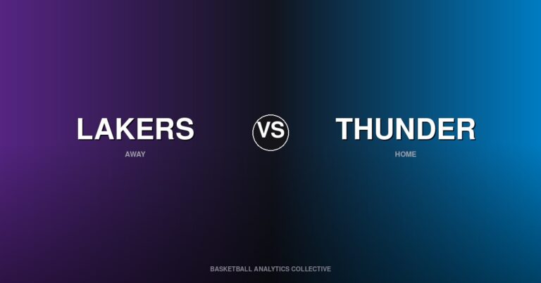 Los Angeles Lakers vs Oklahoma City Thunder - Lakers vs Thunder Preview