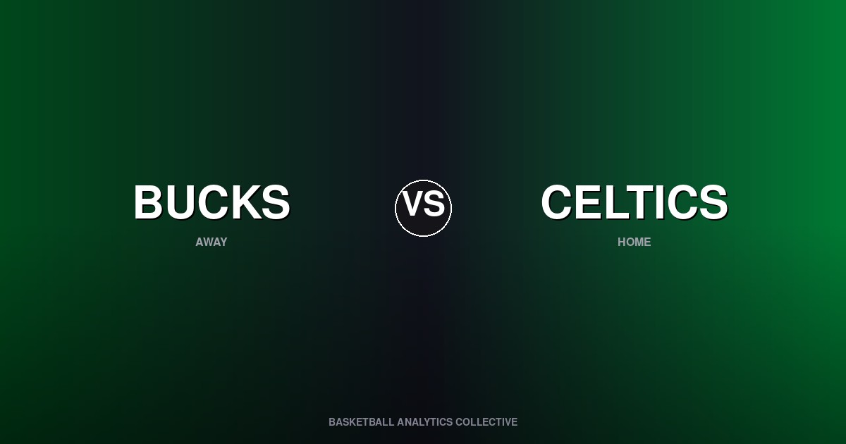 Milwaukee Bucks vs Boston Celtics - Bucks vs Celtics Preview