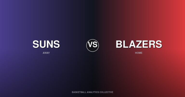 Phoenix Suns vs Portland Trail Blazers - Suns vs Blazers Preview