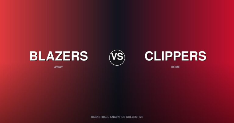 Portland Trail Blazers vs Los Angeles Clippers - Blazers vs Clippers Preview