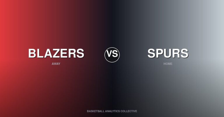 Portland Trail Blazers vs San Antonio Spurs - Blazers vs Spurs Preview