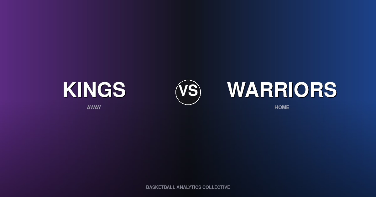 Sacramento Kings vs Golden State Warriors - Kings vs Warriors Preview