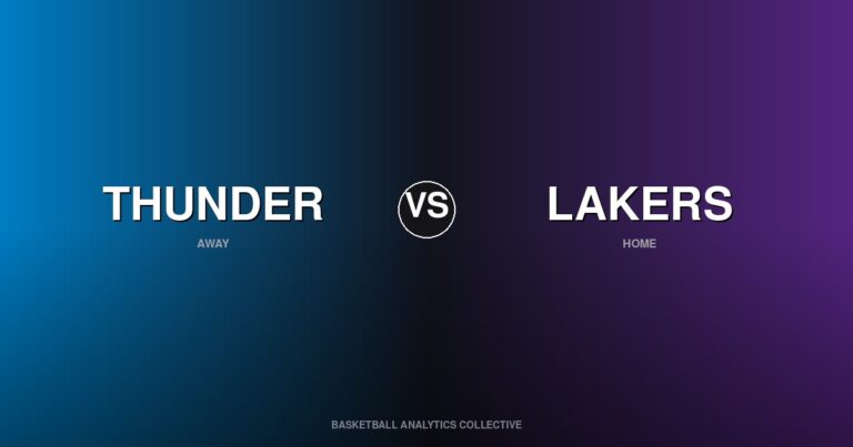Oklahoma City Thunder vs Los Angeles Lakers - Thunder vs Lakers Preview