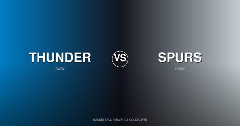 Oklahoma City Thunder vs San Antonio Spurs - Thunder vs Spurs Preview