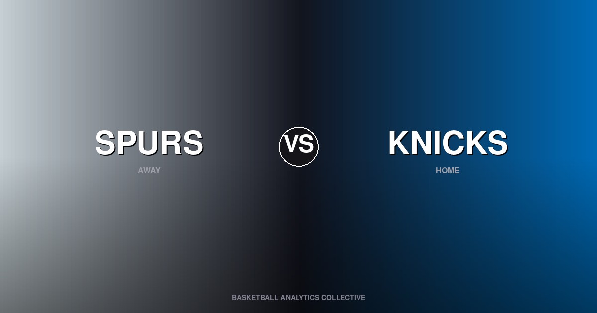San Antonio Spurs vs New York Knicks - Spurs vs Knicks Preview