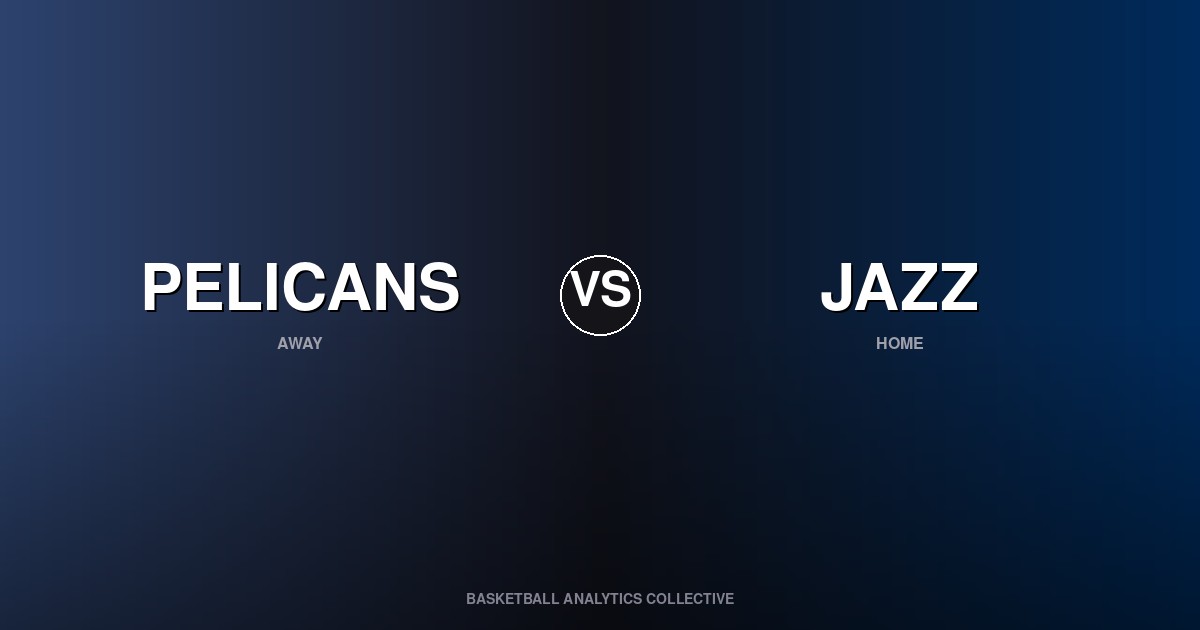 New Orleans Pelicans vs Utah Jazz - Pelicans vs Jazz Prediction, Odds & Picks – Oct 23, 2026