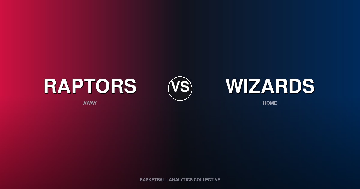 Toronto Raptors vs Washington Wizards - Raptors vs Wizards Prediction, Odds & Picks – Oct 23, 2026